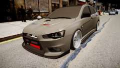 Mitsubishi Lancer Evolution X Stance para GTA 4