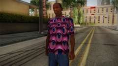 Psychedelic T-Shirt para GTA San Andreas