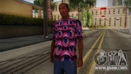 Psychedelic T-Shirt para GTA San Andreas