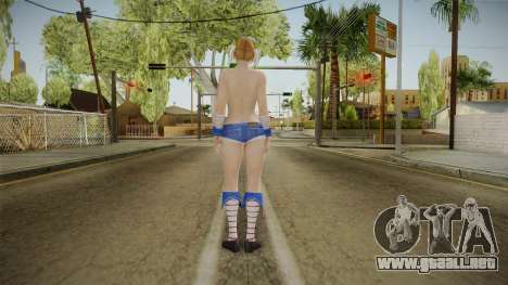 DoA 5 - Tina Armstrong Topless v1.0 para GTA San Andreas