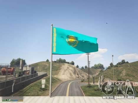 GTA 5 La Bandera De Kazajstán