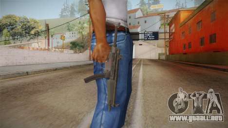 CoD 4: MW Remastered MP5 para GTA San Andreas