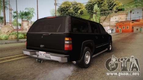 Chevrolet Suburban Z71 FBI para GTA San Andreas