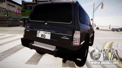 Toyota Land Cruiser GX 1997 para GTA 4