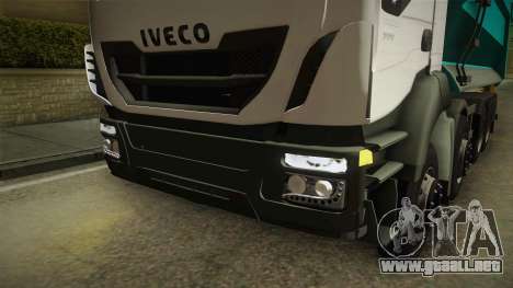Iveco Trakker Hi-Land Dumper 8x4 v3.0 para GTA San Andreas