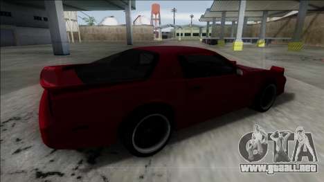 Pontiac Trans AM para GTA San Andreas