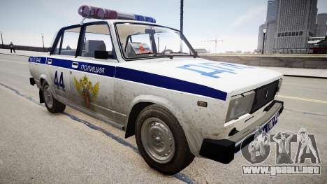 VAZ 2105 Policía para GTA 4