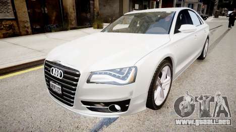 Audi S8 2013 para GTA 4