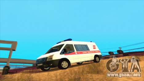 Ford Transit Ambulancia para GTA San Andreas
