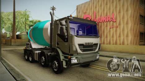 Iveco Trakker Hi-Land Cement Mixer 8x4 v3.0 para GTA San Andreas