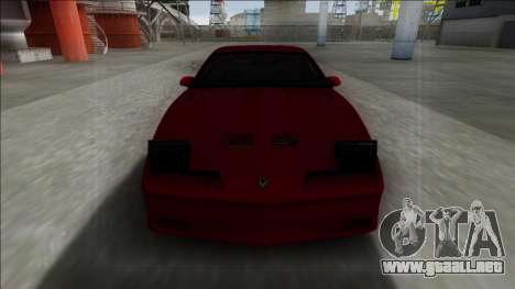 Pontiac Trans AM para GTA San Andreas