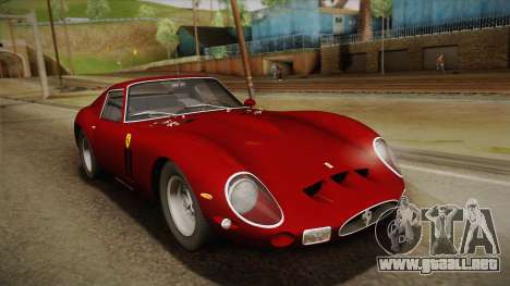 Ferrari 250 GTO (Series I) 1962 HQLM PJ1 para GTA San Andreas