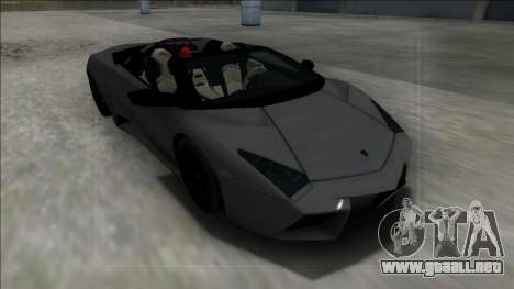 2009 Lamborghini Reventon Roadster FBI para GTA San Andreas