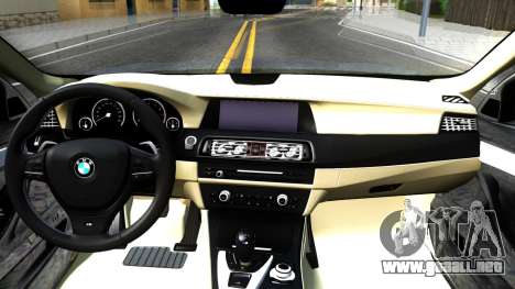 BMW 520d F10 2012 para GTA San Andreas