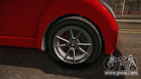 GTA 5 Benefactor Panto 4-doors para GTA San Andreas
