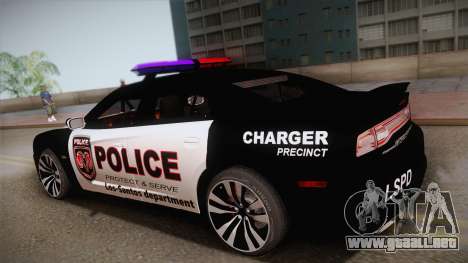 Dodge Charger SRT8 Police 2012 para GTA San Andreas