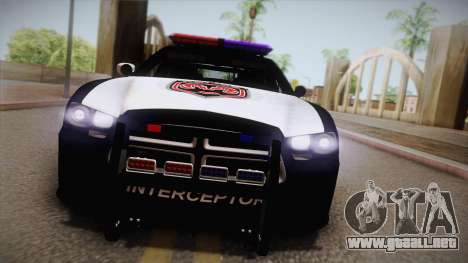 Dodge Charger SRT8 Police 2012 para GTA San Andreas