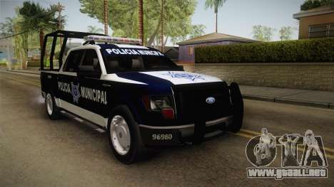 Ford F-150 Policia Municipal De Tijuana para GTA San Andreas