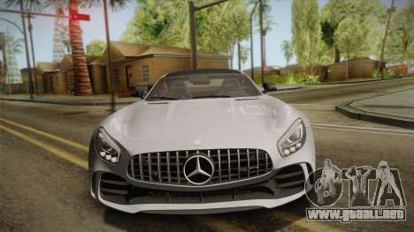 Mercedes-Benz AMG GT R 2017 para GTA San Andreas