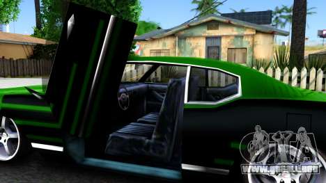 Sabre Drift Green Strips para GTA San Andreas