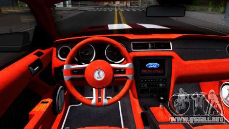 Ford Mustang Shelby GT500 2013 v1.0 para GTA San Andreas