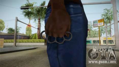 Brass Knuckles para GTA San Andreas