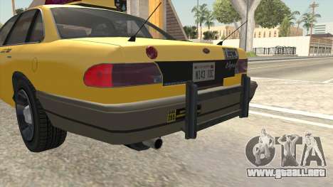 GTA 4 Taxi Car SA Style para GTA San Andreas