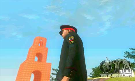 Capitán de la policía de Rusia en su túnica para GTA San Andreas