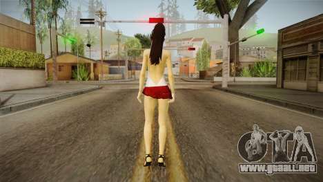 Tifa Lockhart Short Red Skirt v1 para GTA San Andreas