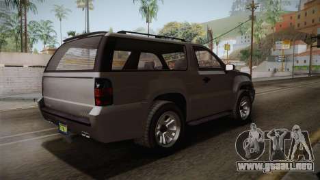 GTA 5 Declasse Granger 2-doors para GTA San Andreas