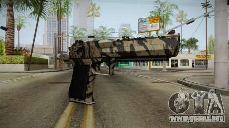 Desert Eagle Black Shark Camo para GTA San Andreas