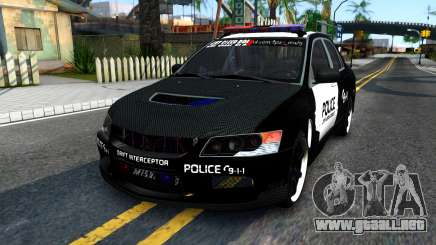 Mitsubishi Lancer Evolution IX Police para GTA San Andreas