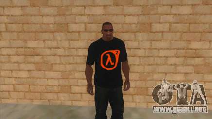 T-shirt con el logo de Half Life 2 para GTA San Andreas