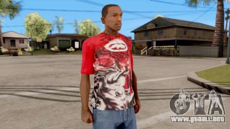 Ecko Unltd T-Shirt Red para GTA San Andreas