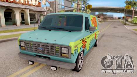 Ford Econoline 150 Scooby-Doo Mystery Machine para GTA San Andreas