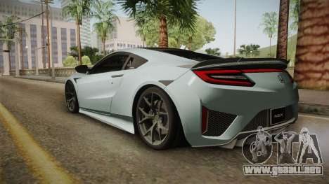 Honda NSX 2017 para GTA San Andreas