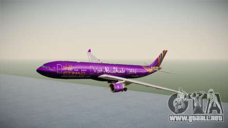 Airbus A330-300 - A6-AFA Etihad Visit AbuDhabi para GTA San Andreas