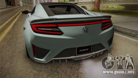 Honda NSX 2017 para GTA San Andreas