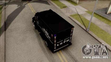 BearCat SWAT Truck para GTA San Andreas