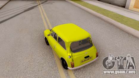Mini Cooper 1300 Mr Bean para GTA San Andreas