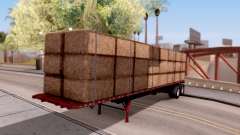 FlatBed Trailer From American Truck Simulator para GTA San Andreas