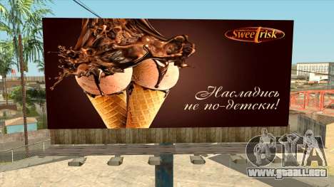 Publicidad creativa para GTA San Andreas