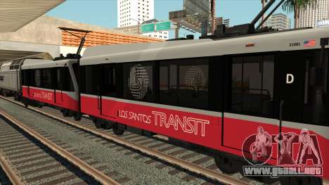 GTA V coche de Tren y Metro para GTA San Andreas