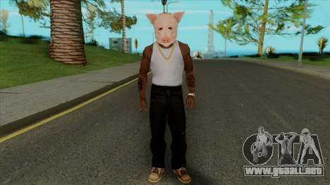 La Máscara Del Cerdo para GTA San Andreas