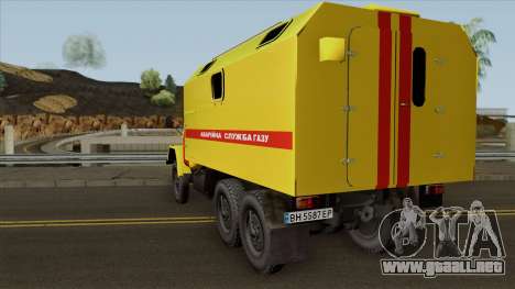 ZIL-131 de gas servicio de Emergencia de Ucrania para GTA San Andreas