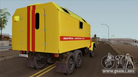 ZIL-131 de gas servicio de Emergencia de Ucrania para GTA San Andreas