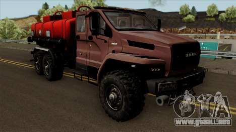 Ural Camión De Combustible De La Siguiente Neo para GTA San Andreas