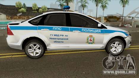Ford Focus 2009 Police para GTA San Andreas