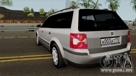 Volkswagen Passat B5+ Wagon para GTA San Andreas