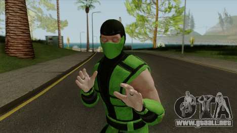 Mortal Kombat X Klassic Human Reptile para GTA San Andreas